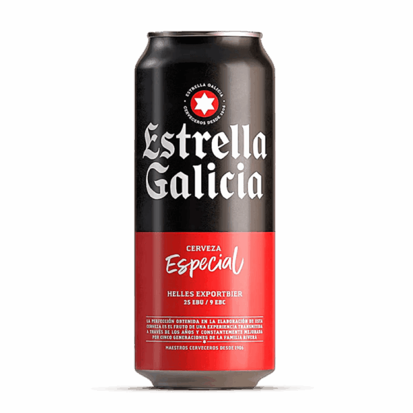 CERVEZA ESTRELLA GALICIA LATA 500ML X24