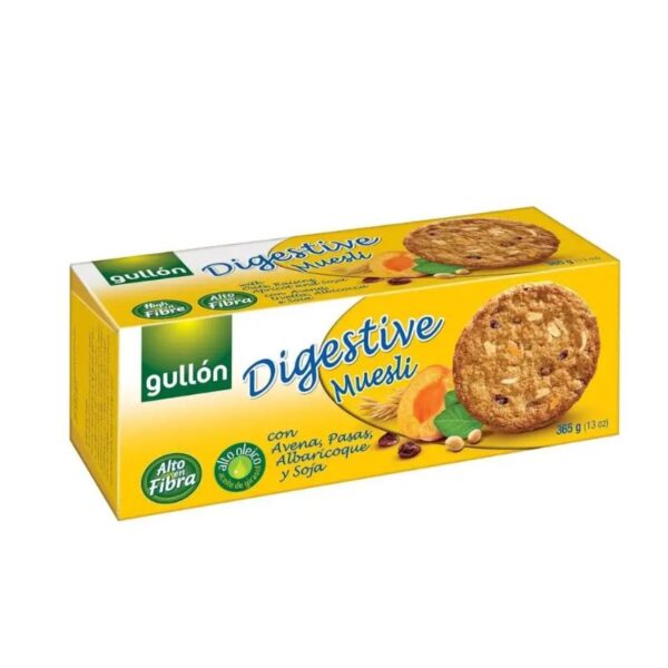 GULLON DIGESTIVE MUESLI X365gr X15u
