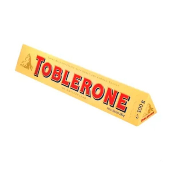 TOBLERONE MILK CHOCOLATE 100GR X 20U