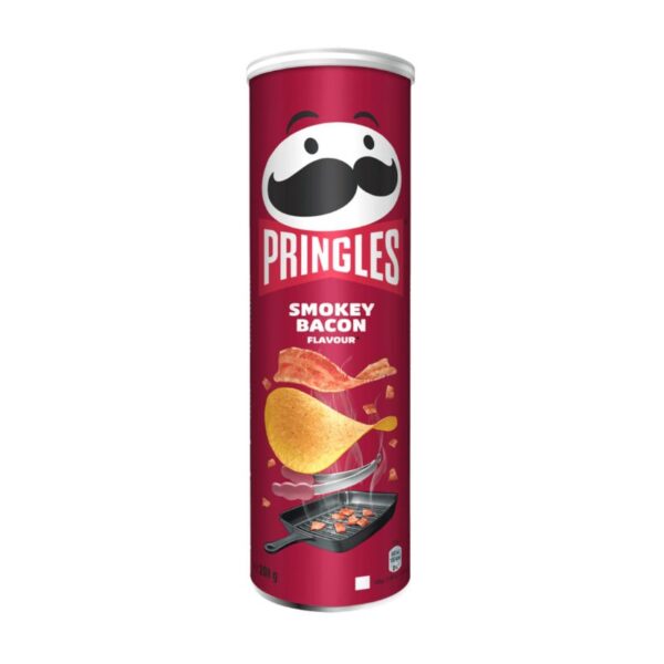 PRINGLES SMOKY BACON X158GR. X14UN