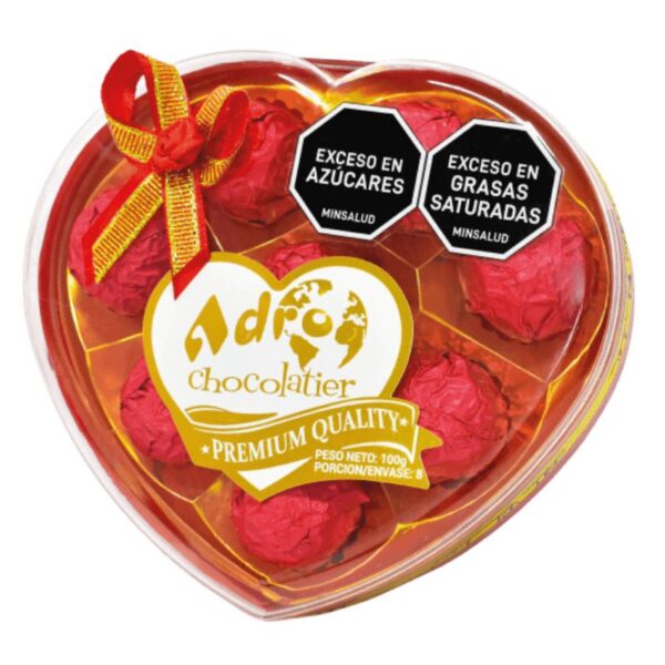CORAZON T8 ROJO ADRO X100gr X36u