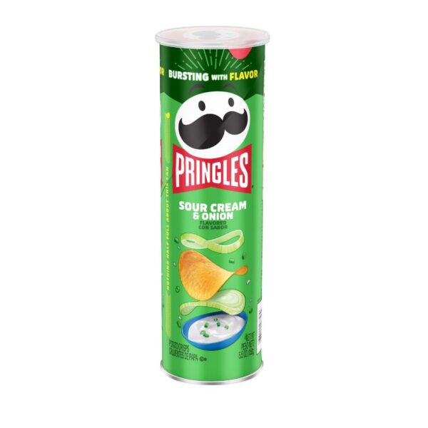 PRINGLES SOUR CREAM AND ONION X158GR. X14UN