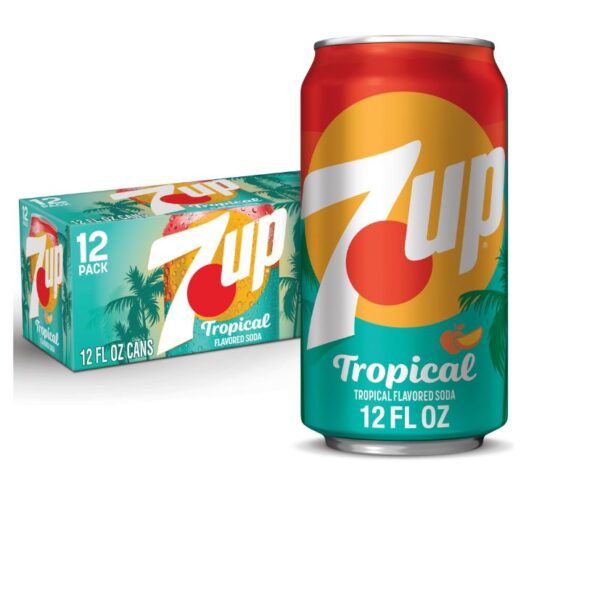 7 UP TROPICAL X355 ML X 12U