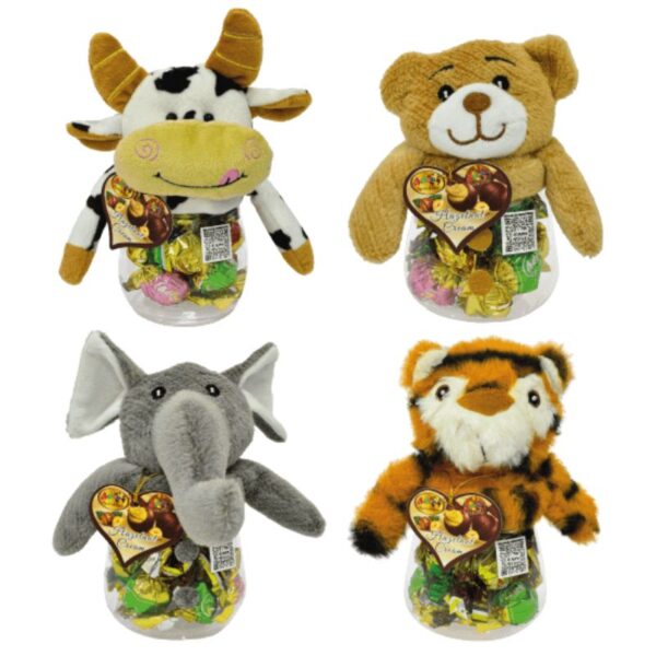 EST. MINI BOMBONERA PELUCHE X 70gr X24u