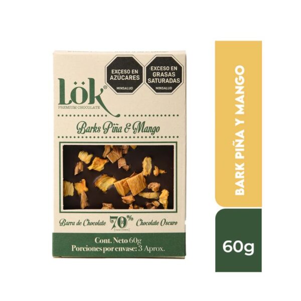 TAB LOK BARK PIÑA Y MANGO X60gr X12