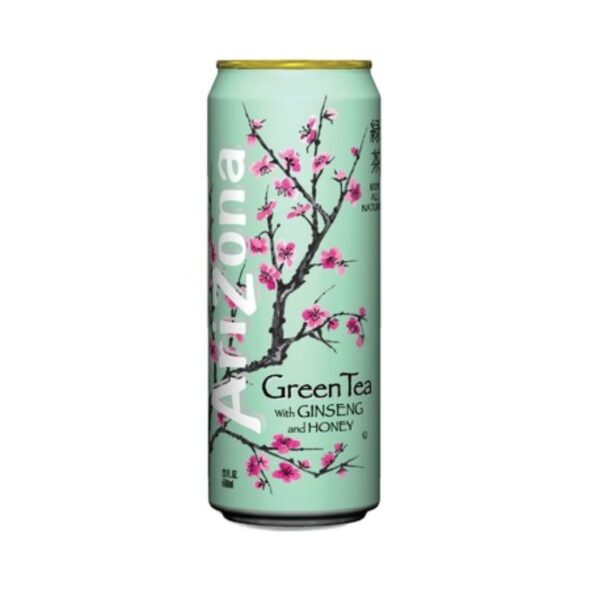 ARIZONA TÉ VERDE Y GINSENG X650 ML X24U