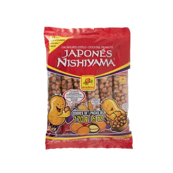 CACAHUATE JAPONES 170gr x 6 SOBRES