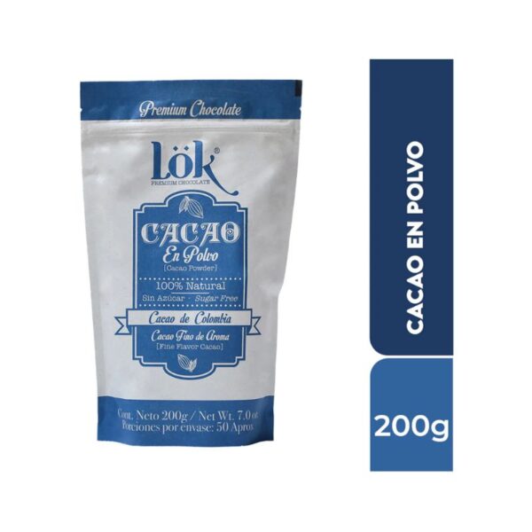CACAO EN POLVO LOK X200GR X12
