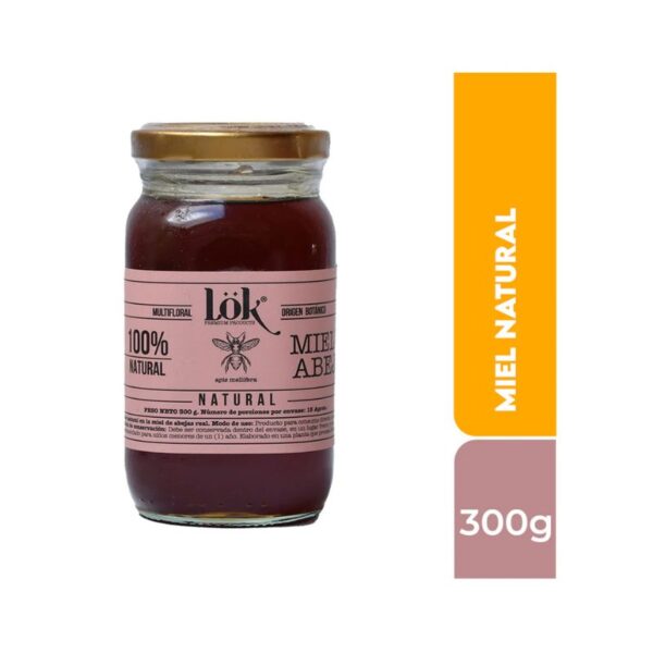 MIEL DE ABEJAS LOK FRASCO X300gr X24u