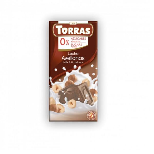 TABLETA TORRAS AVELLANAS X75gr X12u