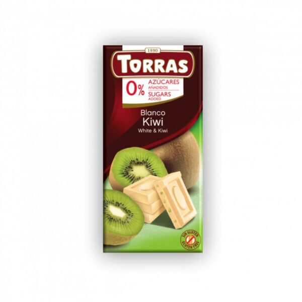 TAB TORRAS CHOCO BLANCO KIWI X75gr X12u