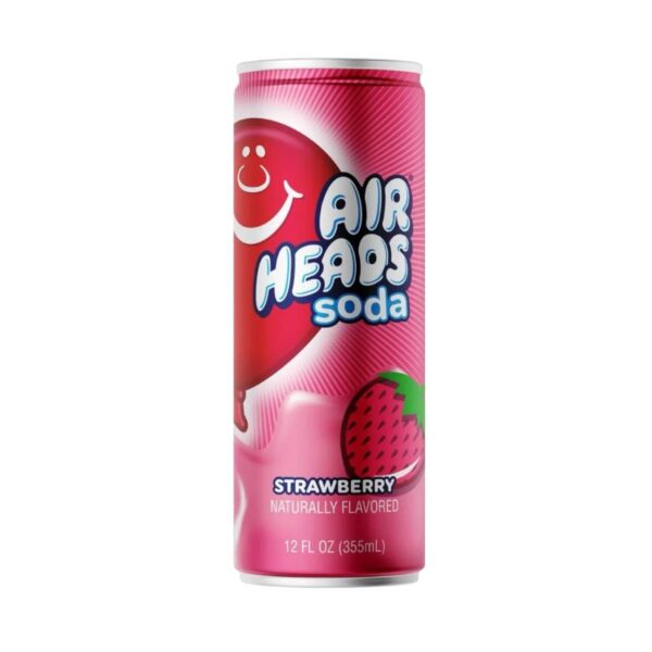 AIR HEADS SODA STRAWBERRY 355 ML X 12U