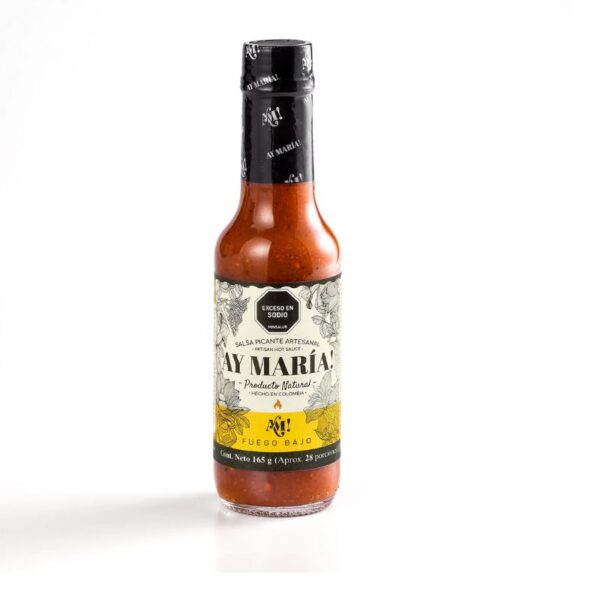 SALSA PICANTE AY MARIA FUEGO BAJO X165GR X24U