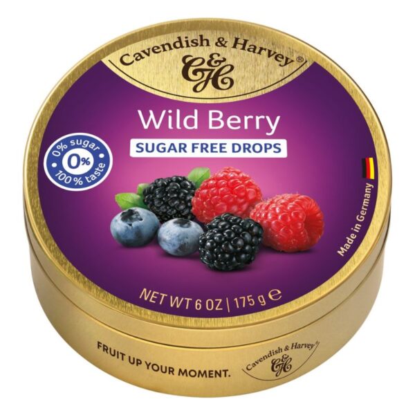 LATA CAVENDISH SIN AZUC WILD BERRY X175gr