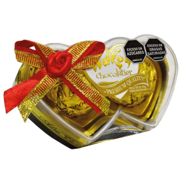 EST. DOBLE CORAZON DORADO X2X120