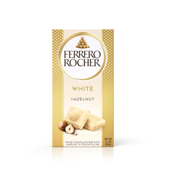 TABLETA FERRERO WHITE HAZELNUT 90GR X8U.