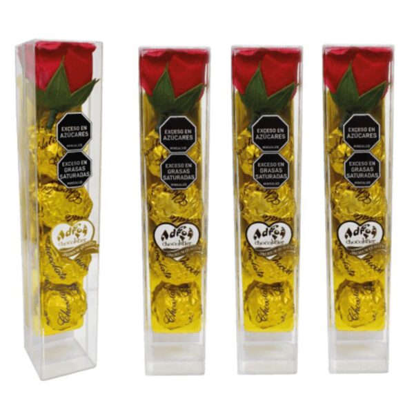 T4 GOLDEN RECTANGULAR ROSA X 50gr X32u