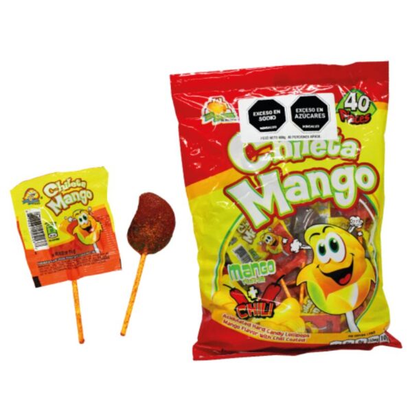 CHUPETA CHILETA MANGO X40U