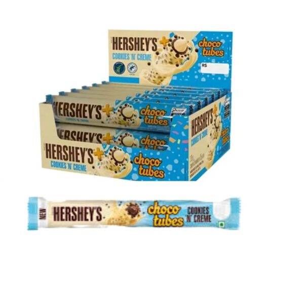 HERSHEYS CHOCOTUBES COOKIES AND CREAM X15U X12DIS