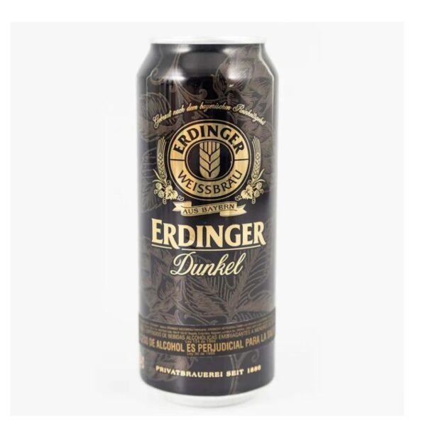 CERVEZA ERDINGER DUNKEL LATA X500 ML X24U