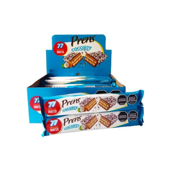 GALLETA WAFER PRENS COCO X24U X 6DIS