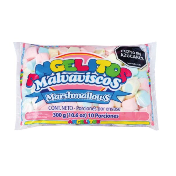 MASMELO ANGELITOS BICOLOR X300GR X20BLS