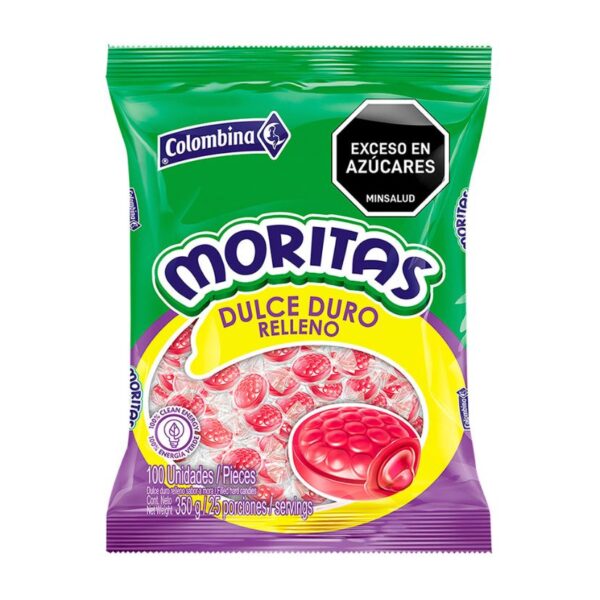 MORITAS RELLENAS COLOMBINA X100U X24BLS