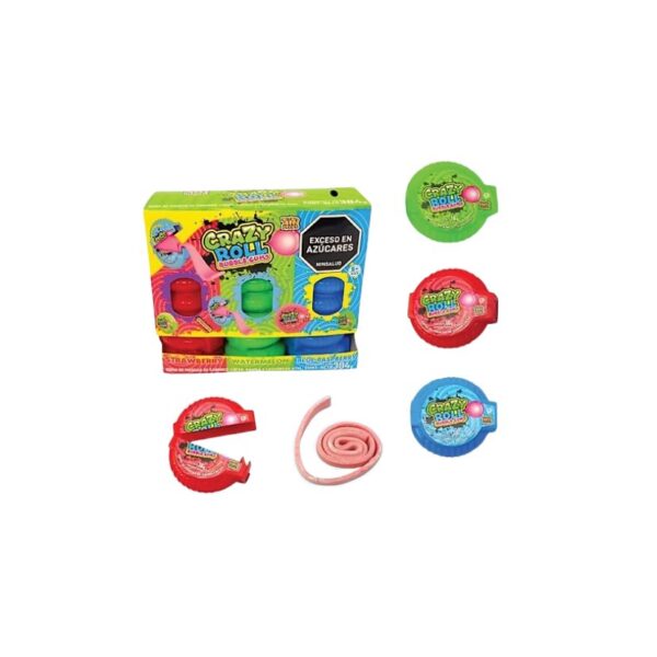 CRAZY ROLL BUBBLE GUM X24U X24DIS