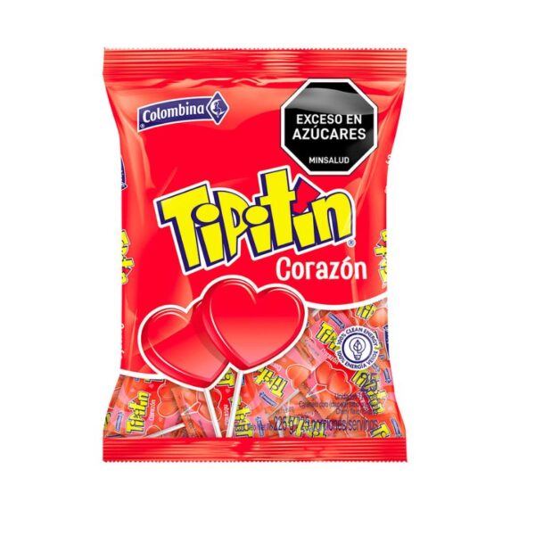 CHUPETA TIPITIN CORAZÓN X25U X30BLS