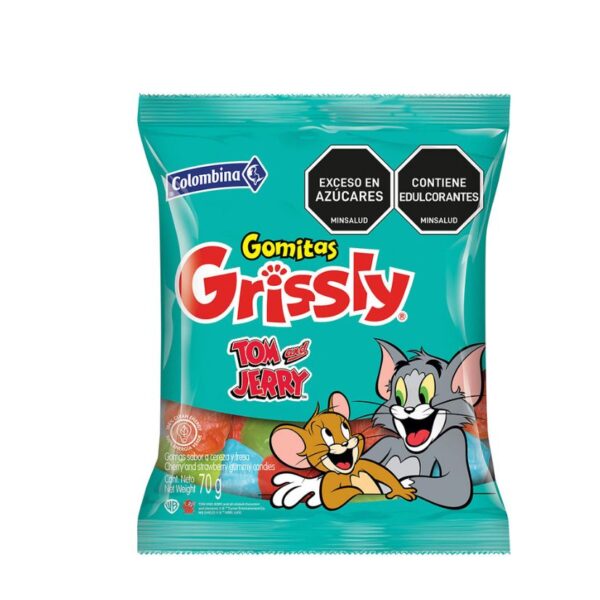 GOMAS GRISSLY TOM Y JERRY 70GR X24U