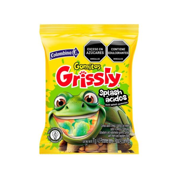 GOMAS GRISSLY SPLASH ACIDOS X72GR X24U