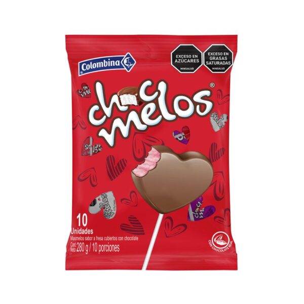 CHOCMELO PALETA CORAZÓN X10U X12BLS