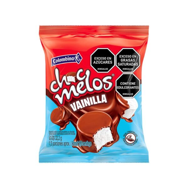 CHOCMELOS SNACK VAINILLA 32GR X24U