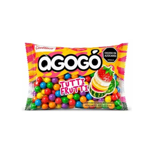 CHICLE AGOGO BOLA PEQ X500U X18BLS