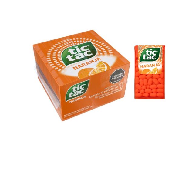 TIC TAC NARANJA X12U X24 DIS