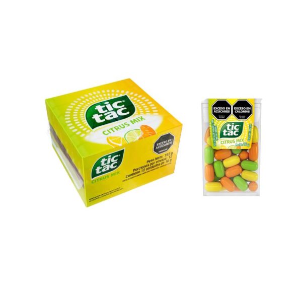 TIC TAC CITRUS MIX X12U X24 DIS