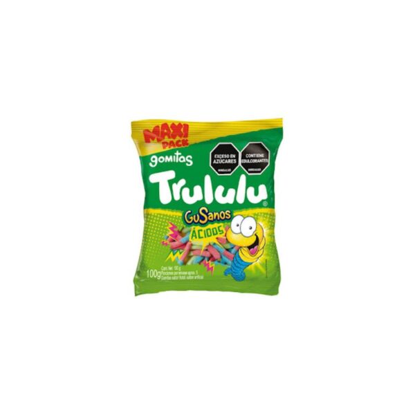 TRULULU GUSANOS ACIDOS 100GR X24U