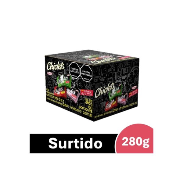 CHICLE ADAMS CUBO X100U X30DIS