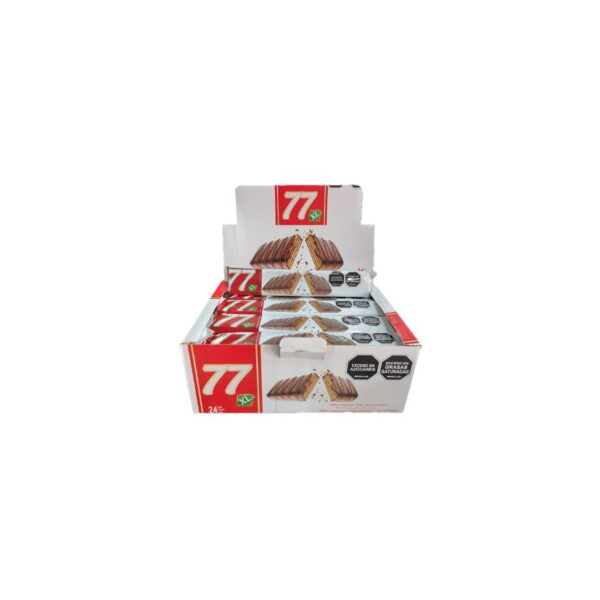 GALLETA 77 NEGRA X24U X 6DIS