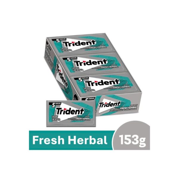 TRIDENT 5´S FRESH HERBAL X18U X30 DIS