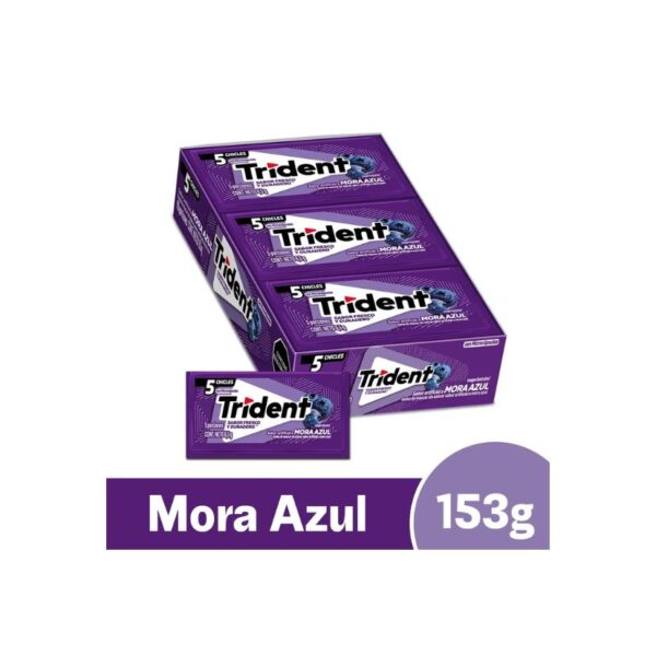 TRIDENT 5´S MORA AZUL X18U X30 DIS