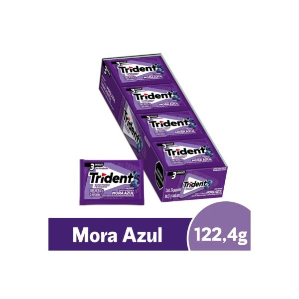 TRIDENT 3´S MORA AZUL X24U. X30DIS