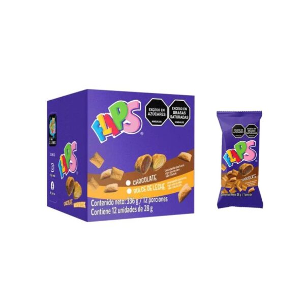 FLIPS CHOCOLATE 28GR X12U X6DIS