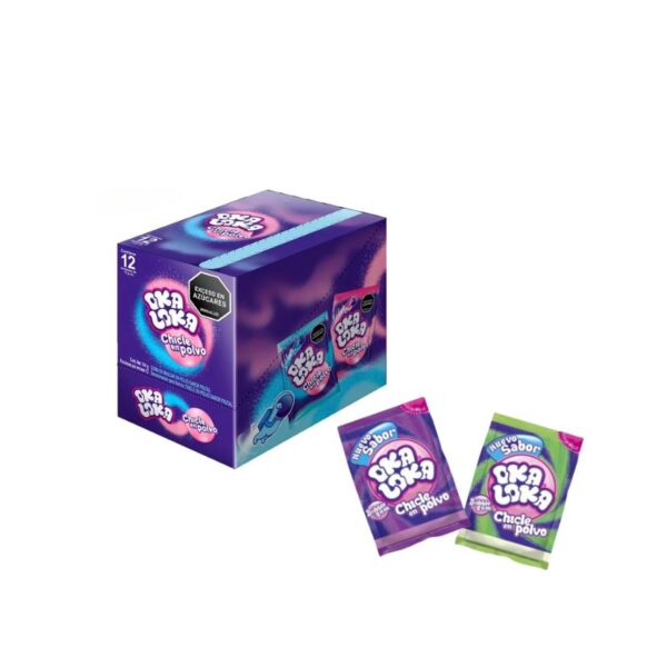 OKA LOKA CHICLE POLVO X12U X12DIS