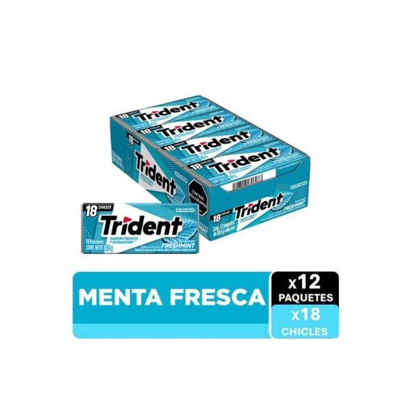TRIDENT VALUE PACK MENTA FRESCA X12U X12DIS