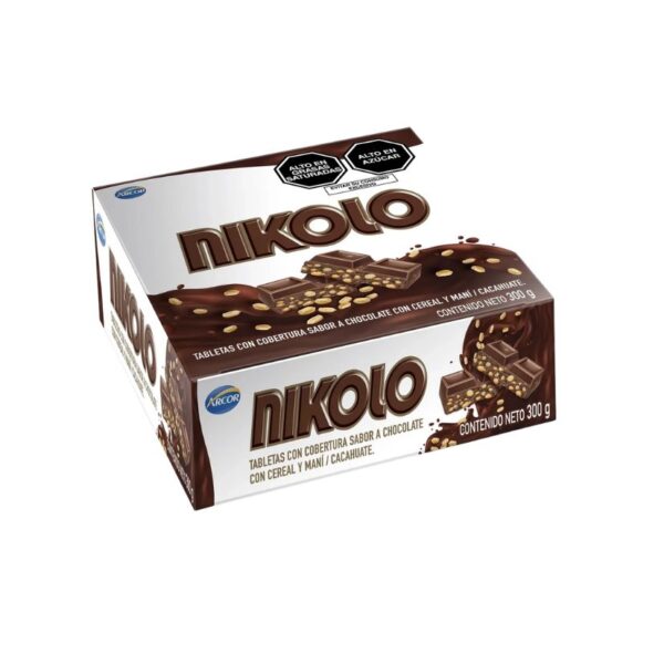 CHOCOLATINA NIKOLO 25GR X 12U X 10DIS