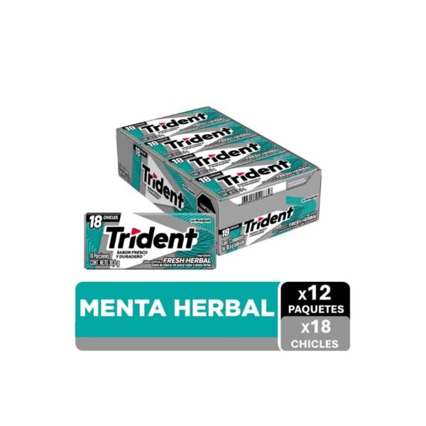 TRIDENT VALUE PACK FRESH HERBAL X12U X12DIS