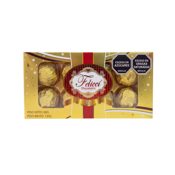 FELICCI CARTON 100GR X8 BOMBONES X36U