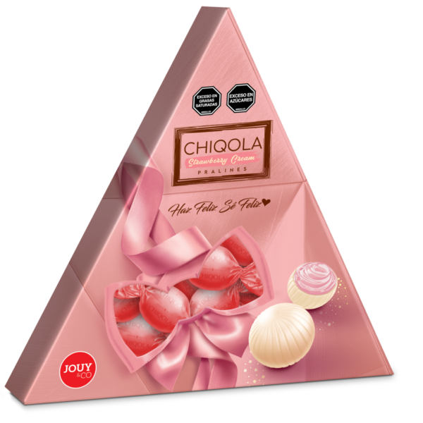 TRIANGULO ROSA 110GR X18U